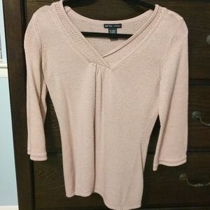 New York and company blush colored sweater